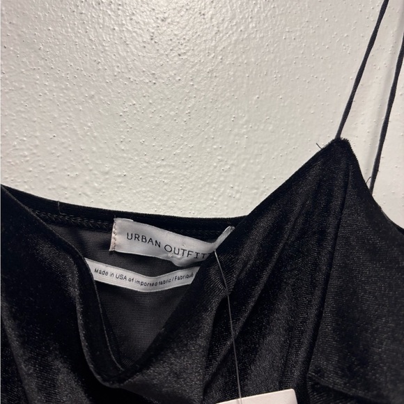 Urban Outfitters Black Mini A-line Cocktail Dress with Spaghetti Straps - Picture 4 of 6